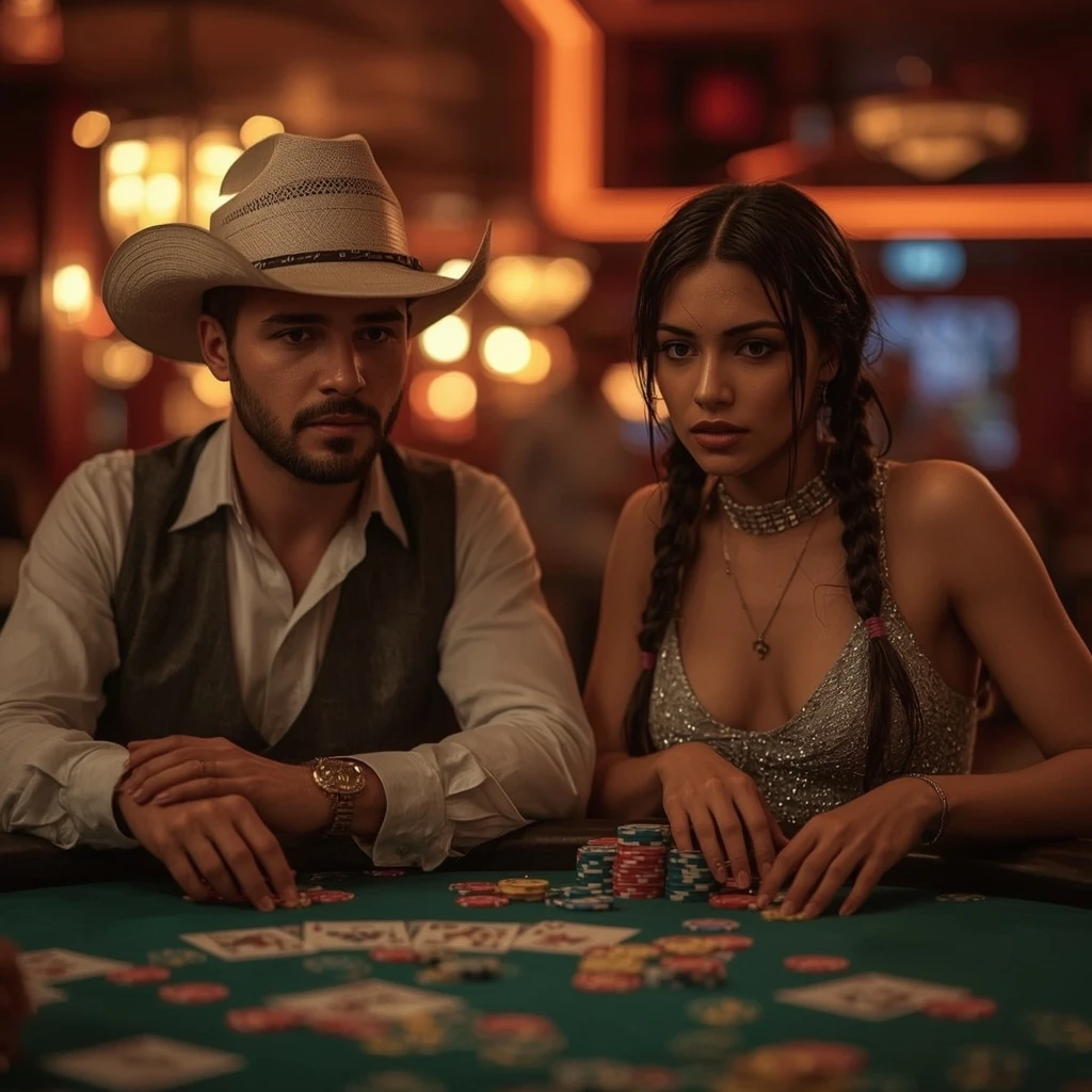photo of two poker players at Winz Casino India